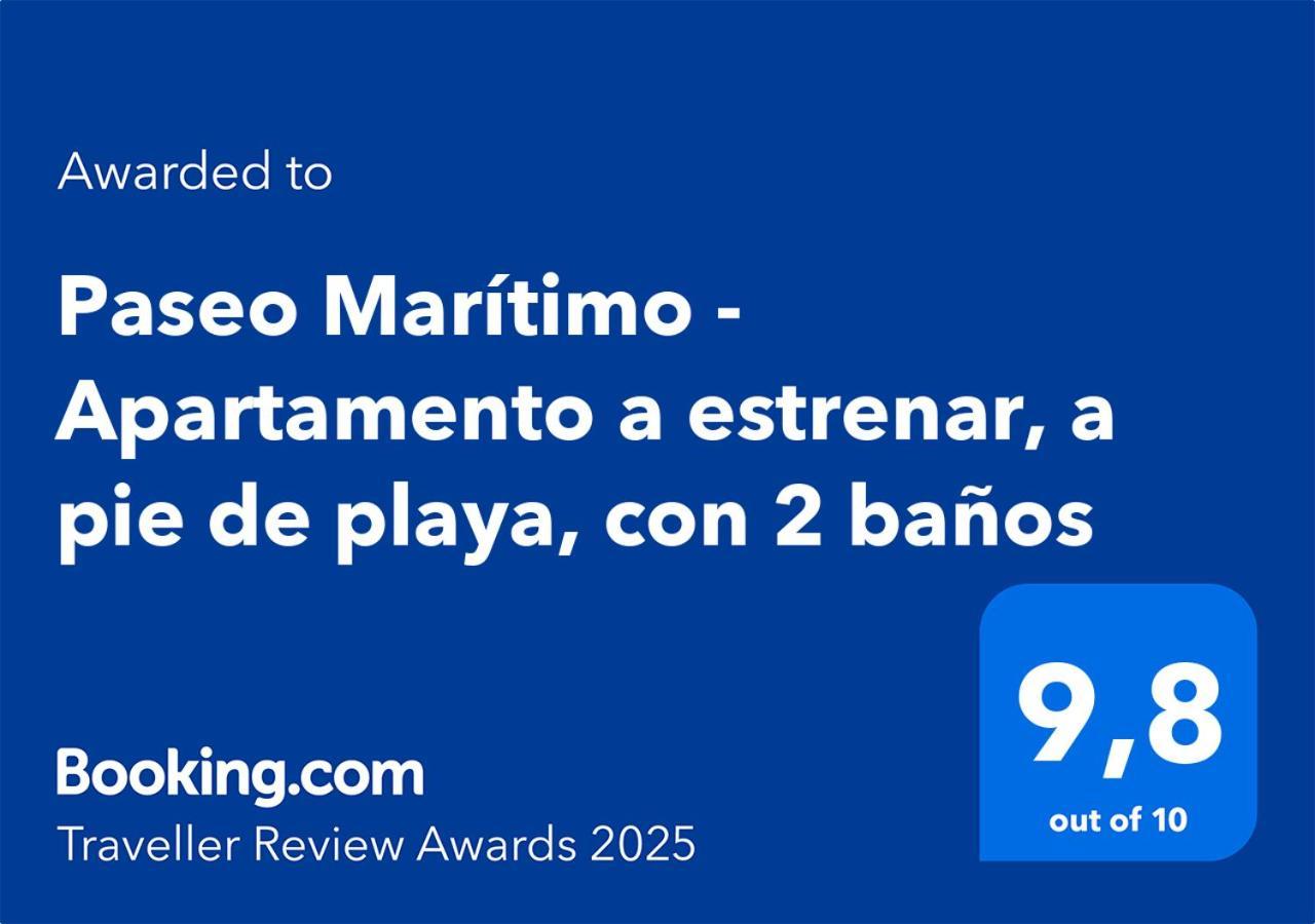 Paseo Maritimo - Apartamento A Estrenar, A Pie De Playa, Con 2 Banos Almeria Ngoại thất bức ảnh